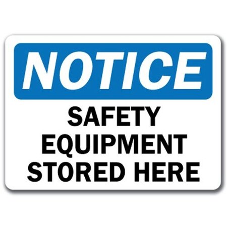 Signmission Safety Sign, 14 in Height, Plastic, 10 in Length, Safety Equipment NS-Safety Equipment